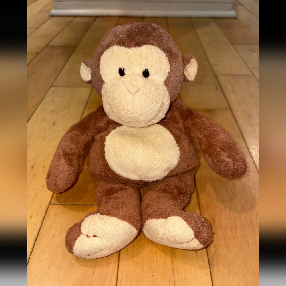 Ty Pluffys Dangle Brown Monkey Plush